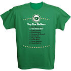 Personalized Top Ten Golf T-Shirt